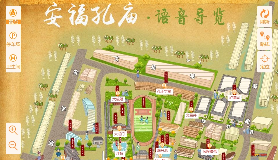 永胜手绘地图：智慧景区智能化服务的延伸